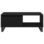 vidaXL Table Basse Chêne noir 90 x 50 x 36 5 cm Bois d'ingénierie