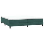 vidaXL Sommier à lattes de lit sans matelas vert foncé 200x210cm