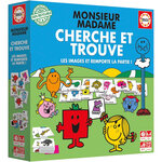 Jeu de société - Cherche et trouve - Monsieur Madame - Memory - Dès 4 ans - Educa