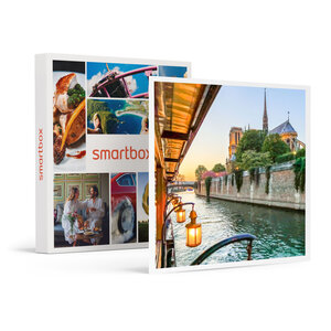 SMARTBOX - Coffret Cadeau Soirée romantique : dîner gastronomique 3 plats avec cocktail et croisière de 2h sur la Seine -  Gastronomie