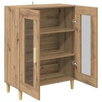 vidaXL Buffet Chêne artisanal 69 5 x 34 x 90 cm Bois d'ingénierie