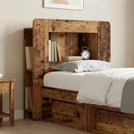 vidaXL Cabinet de Tête de Lit Bois ancien Bois d’ingénierie