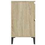 vidaXL Meuble d'évier chêne sonoma 80x33x60 cm bois d'ingénierie