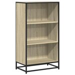 vidaXL Bibliothèque chêne sonoma 60x35x107 5 cm bois d'ingénierie