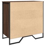 vidaXL Armoire à chaussures chêne marron 80x38x78 cm bois d'ingénierie