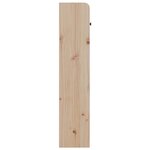 vidaXL Tête de lit avec rangement 180 cm bois massif de pin