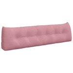 vidaXL Coussin de Dos Rose 180 x 24 x 50 cm Velours