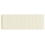 vidaXL Coussin de chaise longue crème 180x60x4 cm tissu oxford