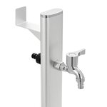 vidaXL Colonne à eau de jardin Aluminium 95 cm