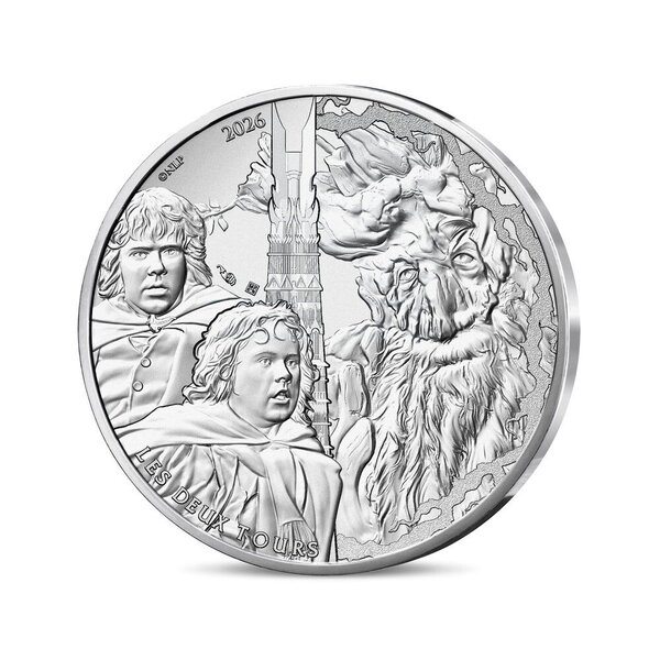 Le Seigneur des Anneaux Monnaie de 10€ Argent Merry Pippin et Sylvebarbe