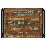 vidaXL Boîte de rangement multicolore 80 x 50 x 50 cm - Bois recyclé robuste