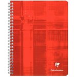 Cahier spirales clairefontaine metric - a4 21 x 29 7 cm - grands carreaux - 100 pages