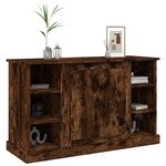 vidaXL Buffet Chêne fumé 100x35 5x60 cm Bois d'ingénierie