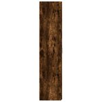 vidaXL Buffet haut chêne fumé 30x42 5x185 cm bois d'ingénierie