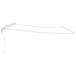 vidaXL Auvent Blanc 4 5 × 3 m Métal