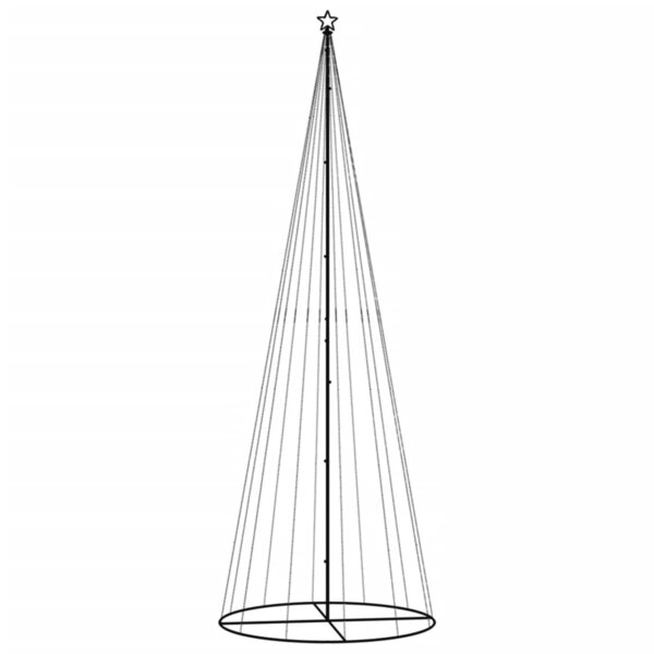 vidaXL Arbre de Noël cône 732 LED Blanc froid 160x500 cm