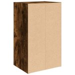 vidaXL Bibliothèque chêne fumé 31x24x52 cm bois d'ingénierie