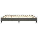 vidaXL Cadre de lit Gris foncé 180 x 200 cm Velours