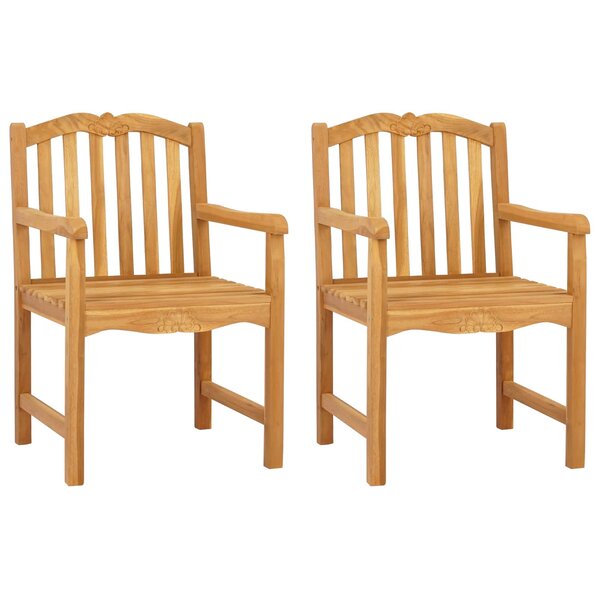 vidaXL Chaise sculptée à la main en forme de coquillage 2 pc Naturel