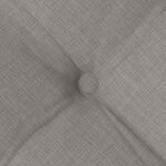 vidaXL Coussins de siège 2 Pièces Taupe 40 x 40 x 6 cm tissu