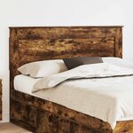 vidaXL Tête de lit Chêne fumé 160 cm Bois d'ingénierie