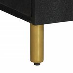 vidaXL Buffet noir 90x33x75 cm bois d'ingénierie