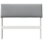 vidaXL Tête de lit capitonnée Gris clair 90 cm Pin massif