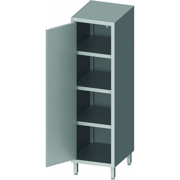 Armoire haute inox 1 porte - hauteur 1800 et 2000 mm - gamme 700 - stalgast -  - acier inoxydable400x700battante x700x2000mm