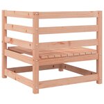 vidaXL Canapé d'angle de jardin 70x70x67 cm bois massif douglas