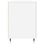 vidaXL Bureau blanc 140x50x75 cm bois d'ingénierie