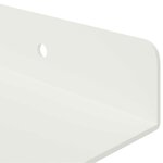 vidaXL Étagère flottante 3 Pièces Blanc 40 x 9 x 2 5 cm Acier