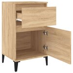 vidaXL Table de chevet chêne sonoma 40x35x70 cm