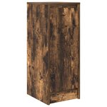 vidaXL Buffet chêne fumé 29 5x34x76 cm bois d'ingénierie
