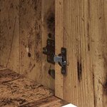 vidaXL Buffet avec tiroir Vieux bois 60 x 31 x 70 cm Bois d'ingénierie