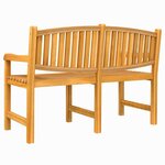 vidaXL Banc de jardin 149 5x60x90 cm bois de teck solide