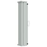 vidaXL Auvent latéral 100  polyester fer acier