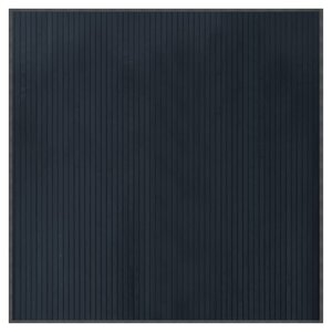 vidaXL Tapis carré gris 100x100 cm bambou