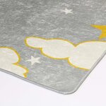 Tapis enfant NUAGE 120 x 160 cm - Gris