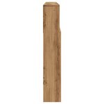 vidaXL Armoire de tête de lit chêne artisanal 200x19x103 5 cm