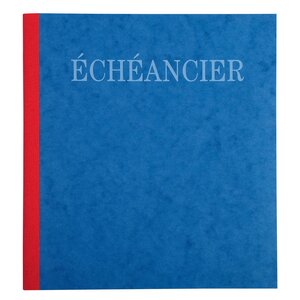 Piqûre 21x19cm Échéancier Tracé Journal 80 Pages - Couleurs Assorties - X 5 - Exacompta