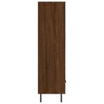 vidaXL Buffet haut chêne marron 69 5x31x115 cm bois d'ingénierie