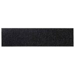 vidaXL Tapis d'escalier autocollants 30 pièces 76 x 20 cm Noir Rectangulaire