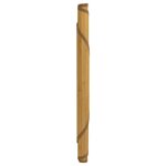 vidaXL Tapis rond naturel 80 cm bambou