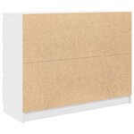 vidaXL Buffet blanc 100x35x76 cm bois d'ingénierie