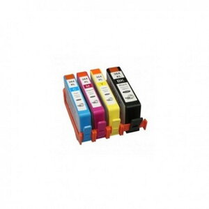 Pack de 4 cartouches compatibles hp364 pour imprimantes hp