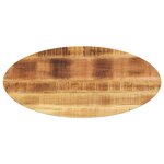 vidaXL Dessus de table 120x50x2 5 cm ovale bois massif de manguier