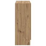 vidaXL Bibliothèque chêne artisanal 82 5x30 5x80 cm bois d'ingénierie