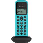 ALCATEL Téléphone fixe D285 SOLO Turquoise sans fil dect solo écoute amplifiée