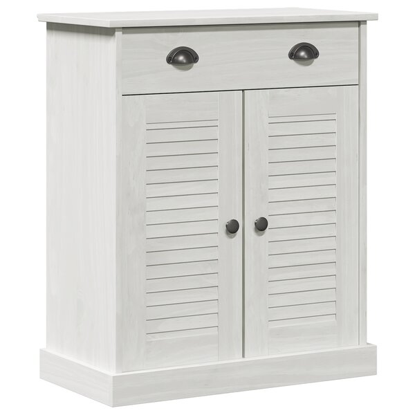 vidaXL Cabinet de salle de bain avec stockage Blanc 68 x 34 x 80 cm