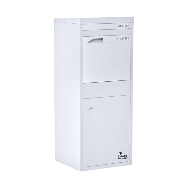 Boîte à colis Large Blanc 2 portes Acier galvanisé SMART PARCEL BOX™